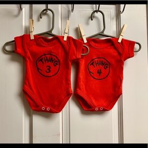 Thing 3/4 onesies